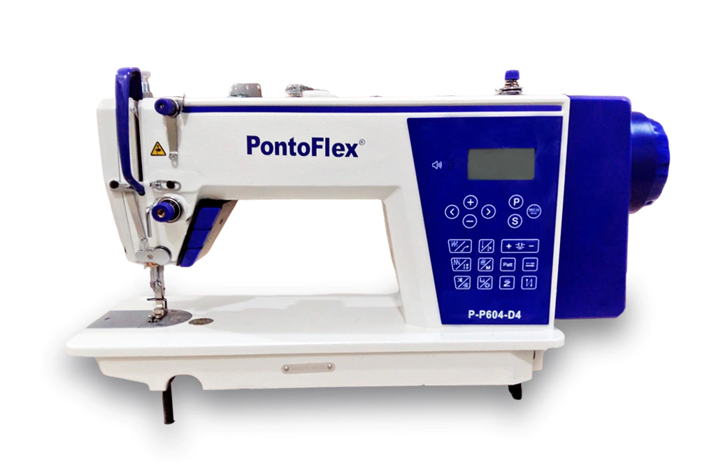 Máquina Reta Eletrônica Motor de Passo e Pontos decorativos Direct Drive